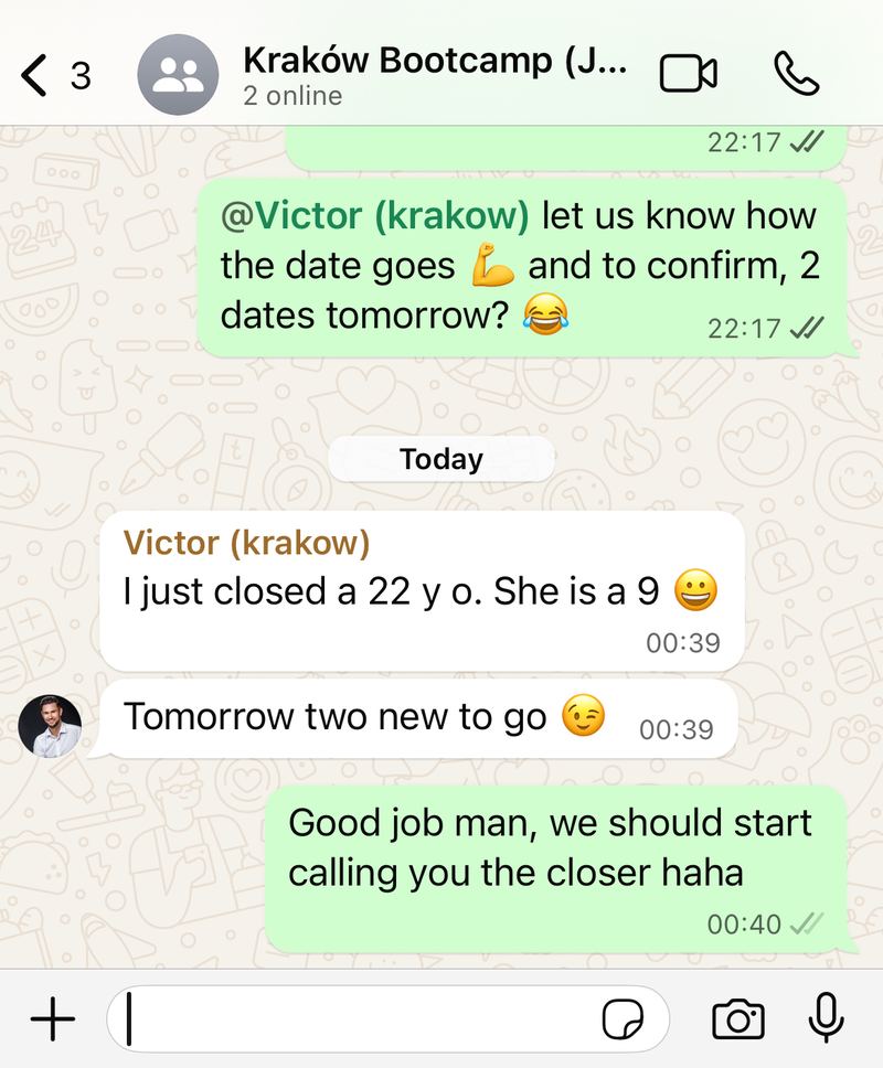 Victor's results